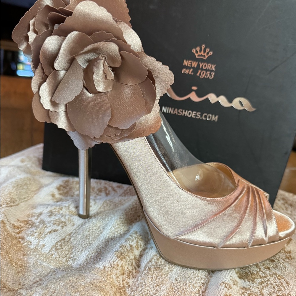 Satin dress heels